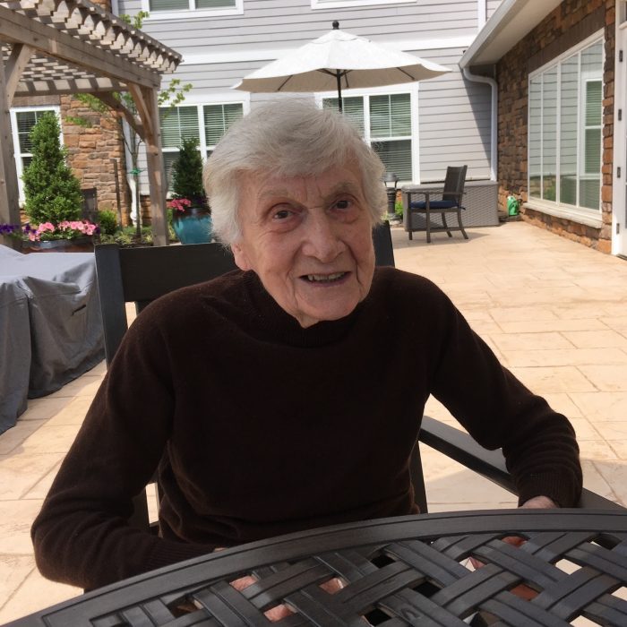 older woman in wheelchair