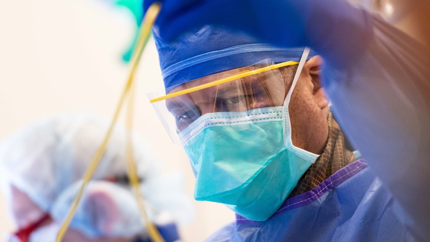 doctor in surgery